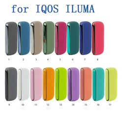 JINXINGCHENG Side Cover Case for IQOS ILUMA Holder Full Shell for IQOS ILLUMA Protection Accessories with 16 Colors