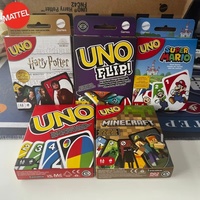 New Genuine Original Version Mattel Uno Flip Games Family Funny Entertainment Board Game Fun Playing Cards