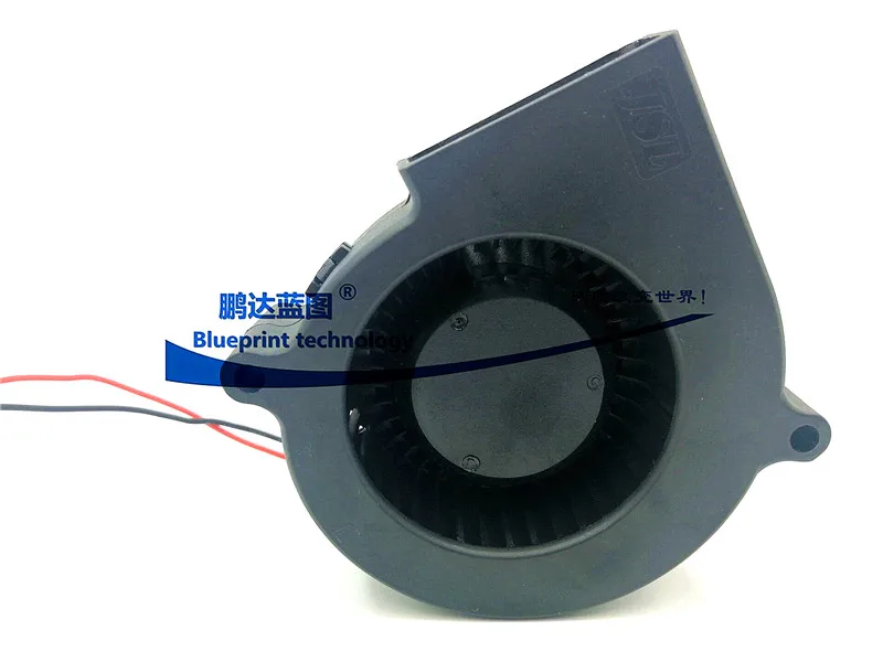 Mute 7530 7.5cm 12v0.1a Double Ball Bearing Turbine Blower Centrifugal Cooling Fan