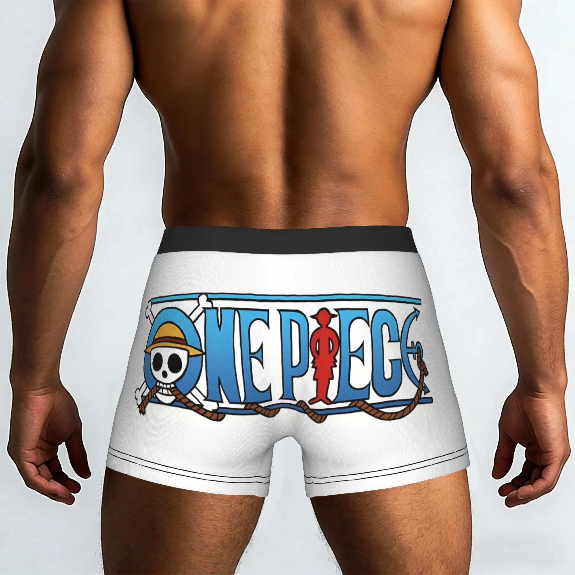 ONE PIECE One Piece Underpants Homme Panties Male Underwear Ventilate Shorts Boxer Briefs