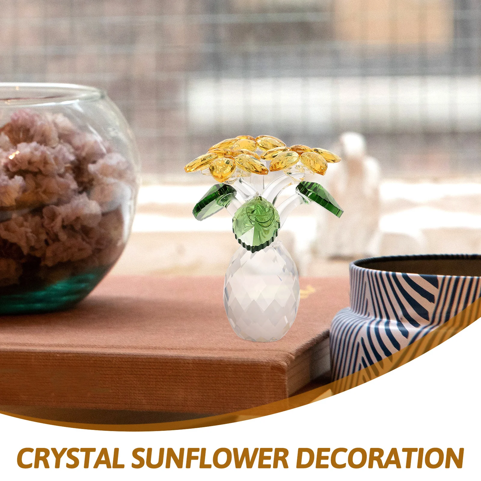 

Artificial Flowers Sunflowers Ornaments for Home Decorations Figurine Sculpture