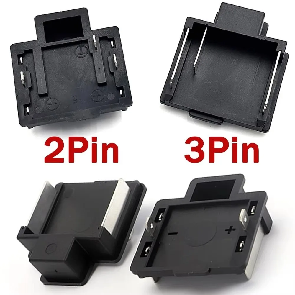 2/3Pin Battery Connector Battery Clip Connector Multifunctional Lithium Adapter Electrical Power Tools Accessories