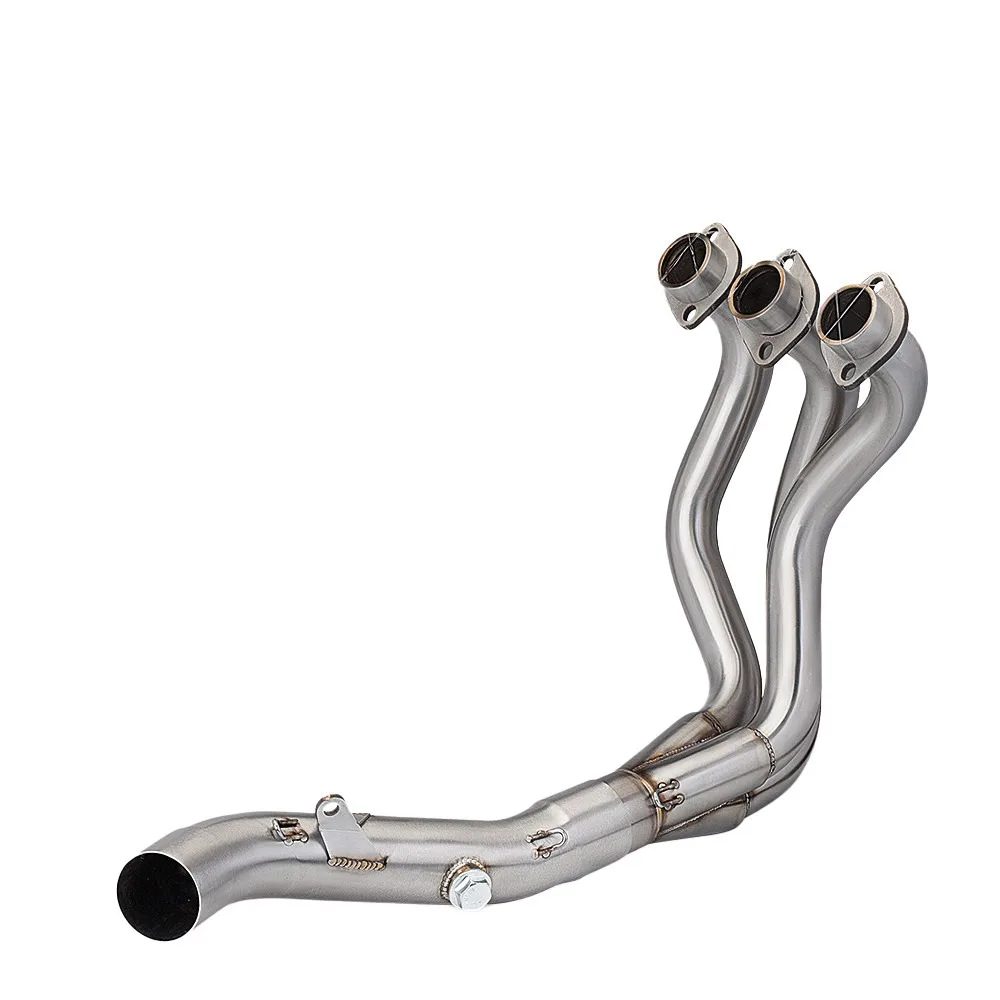 Für Yamaha MT-09 MT-09 2014-2021 Komplettes Auspuffsystem Vorderrohr Schalldämpfer Endrohre Auspuffrohre – Detail 6