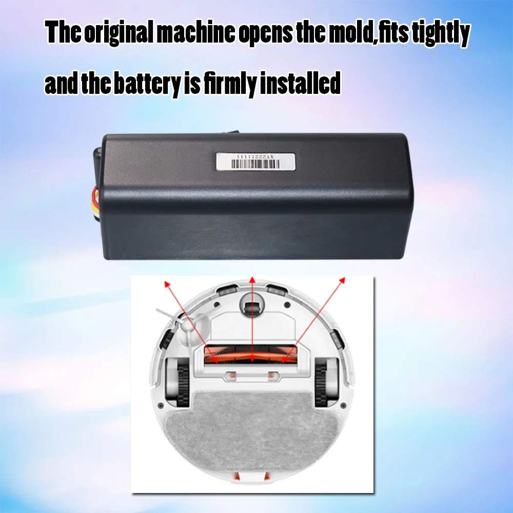 ロボット掃除機用バッテリー,ロボット掃除機用スペアパーツs55,s60,s65,s50,s51,s5 max,s6,14.4v,5200mah