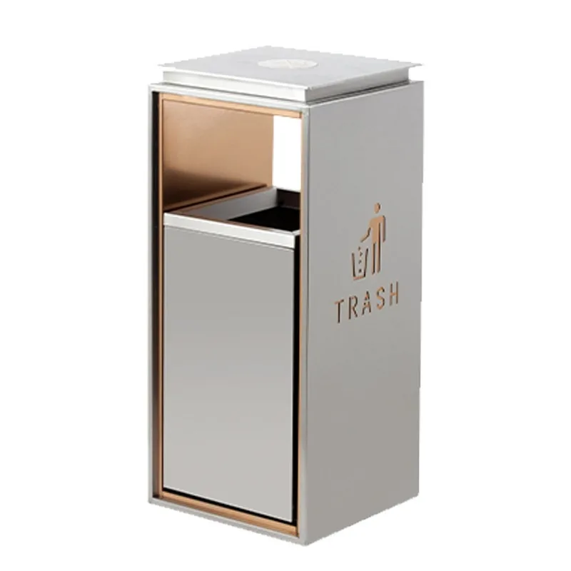 Lobby trash can Commercial villa Hotel vertical ashtray Elevator entrance trash can