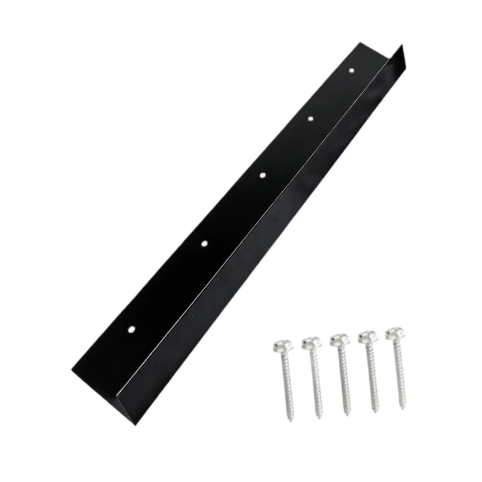 Roof Rain Diverter Carbon Steel Weatherproof Gutter Splash Guard 98cm Easy Install for Chimneys Vents Doors