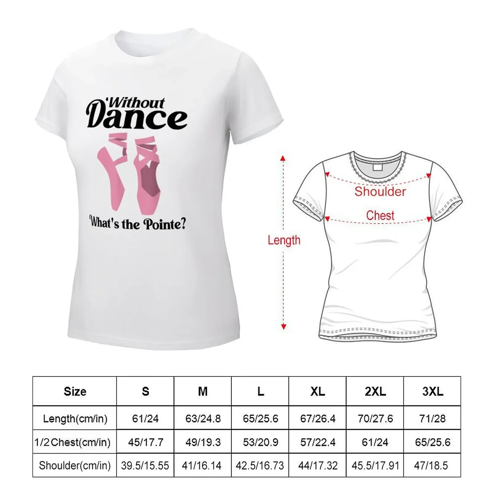 Funny Ballet T-shirt Short sleeve tee graphics korean fashion clothes for woman