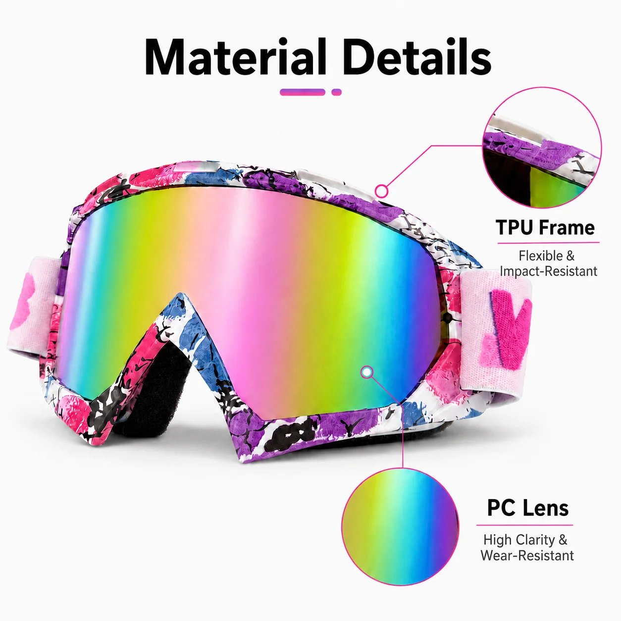Gogle narciarskie, odpowiednie – Snow Goggle Uv recenzja i cena
