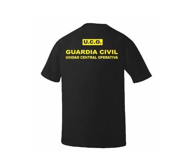 Camiseta de la Unidad Central Operativa UCO de la Guardia Civil de España Camisetas informales de manga corta, 100% algodón, Top holgado, talla S-3XL