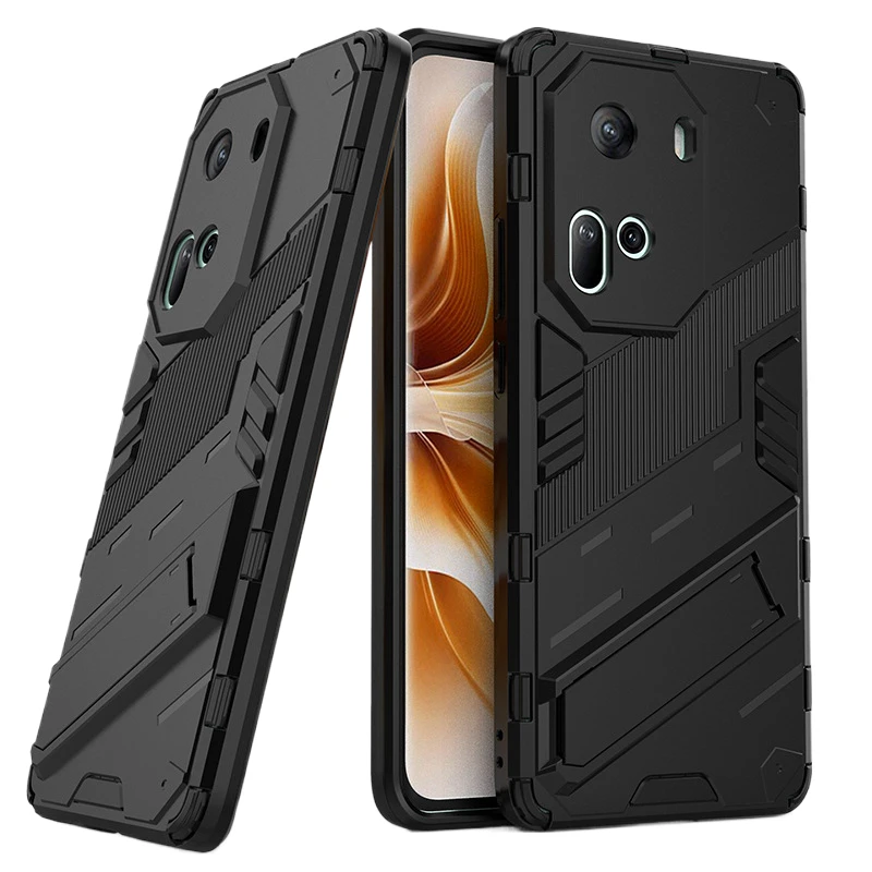 For OPPO Reno 11 9 8 7 6 5 Pro Plus 5G Case Shockproof Armor Back Cover Anti-Fall Protect Kickstand Coque Cases