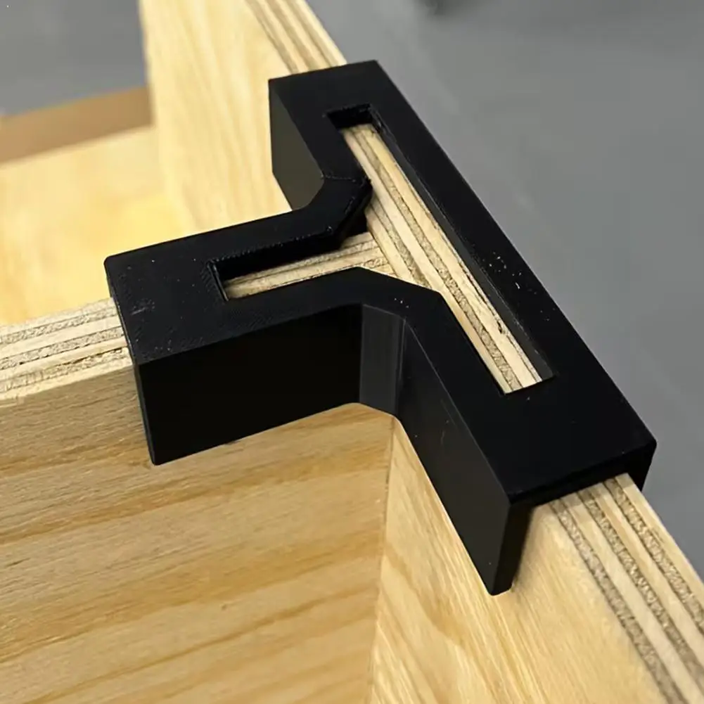 

T-Shape 90 Degree Angle Bracket Thickened Wooden Shelf Support Corner Brace Fastener for Cabinet Furniture Woodworking
