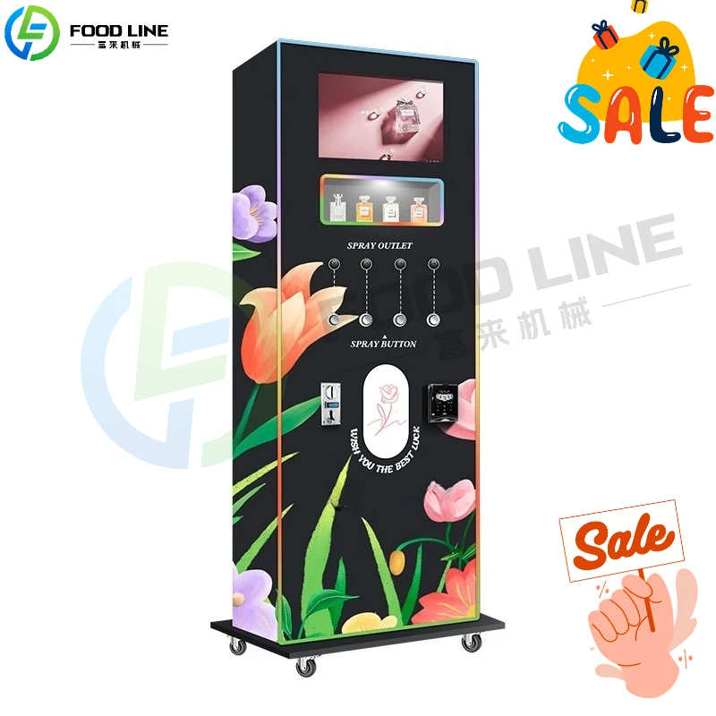 آلة بيع العطور الأوتوماتيكية 24/7 موزع العطور مع العلامات التجارية الممتازة لمطارات مراكز التسوق #2