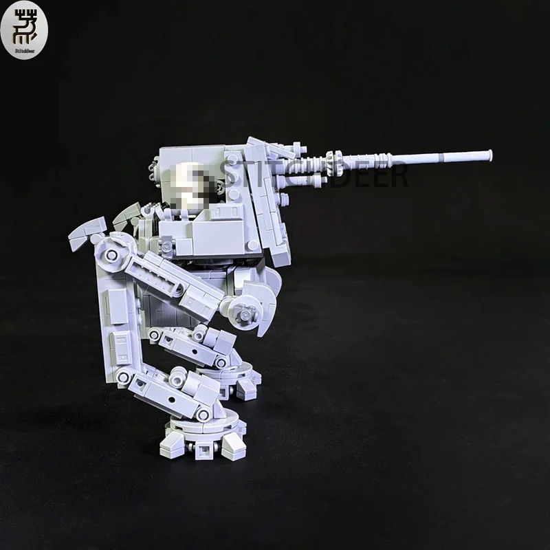 448PCS MOC AT-DT Figure Scale All Terrain Defense Turret Building Block Infantry DIY Assemble Toy Brick Children Birthday Gifts