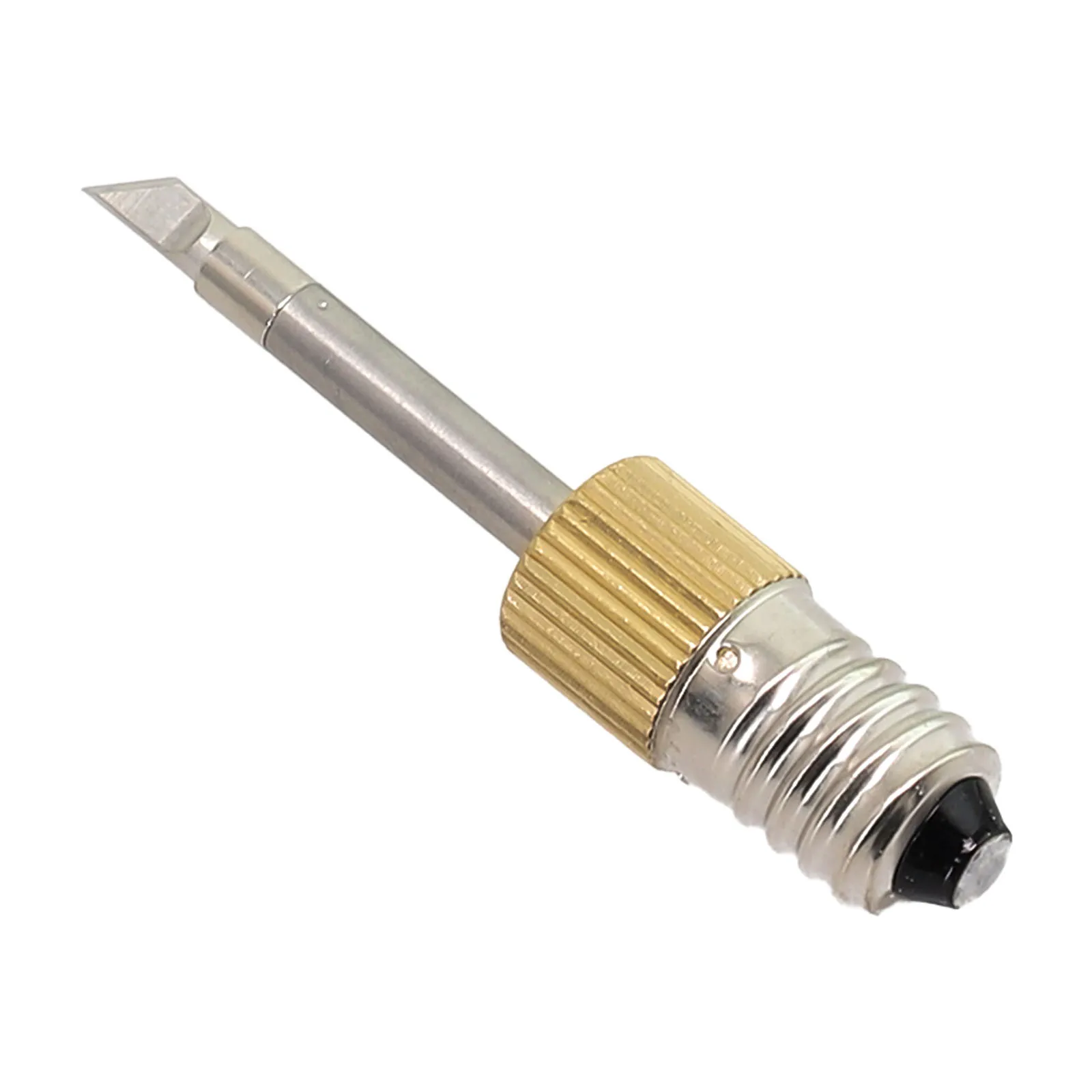 Brand New Iron Tip Soldering E10 Silver+Gold 1.97inch Welding Workshop B/C/K Copper+Steel Electric Home Interface