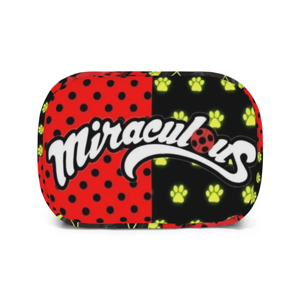 Cartoon-Miraculous-Lady Lunch Bag for School Waterproof Picnic Thermal Cooler Insulated Lunch Box Women Kids Tote Bags