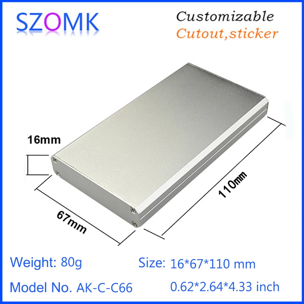 1Pcs 17*67*110Mm Al…