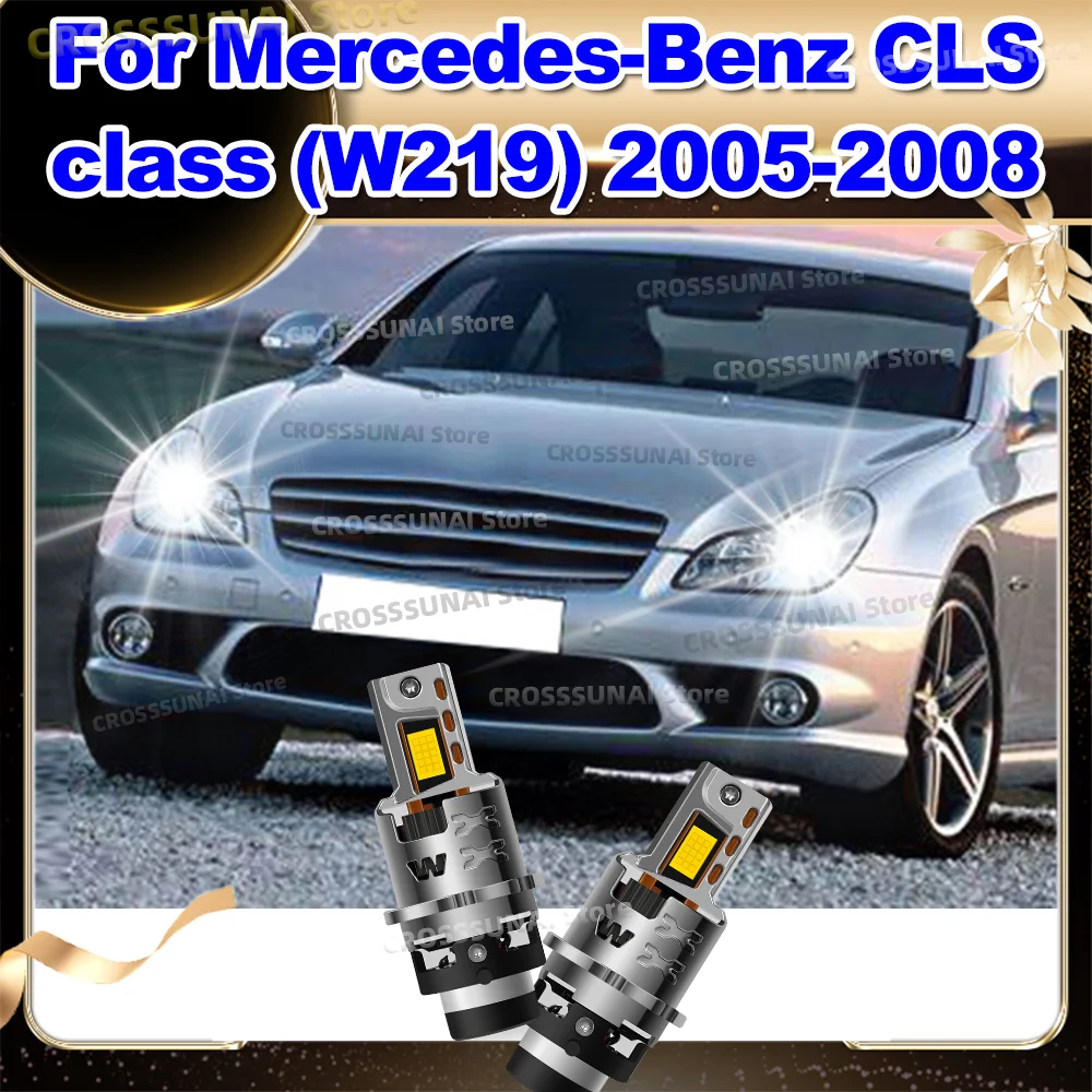 

2 шт. светодиодные фары HID Turbo 6000K Plug&Play ксеноновые автомобильные лампы для Mercedes Benz CLS class W219 2005 2006 2007 2008