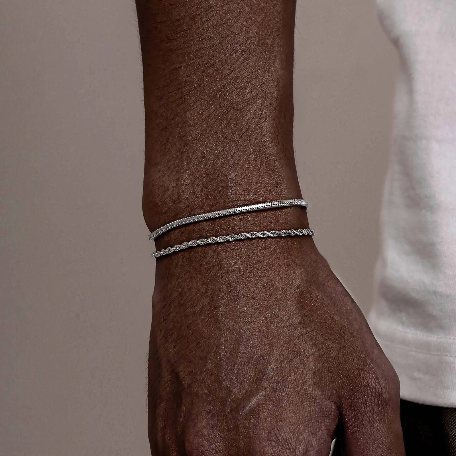 2Pcs/Set Thin Chain…