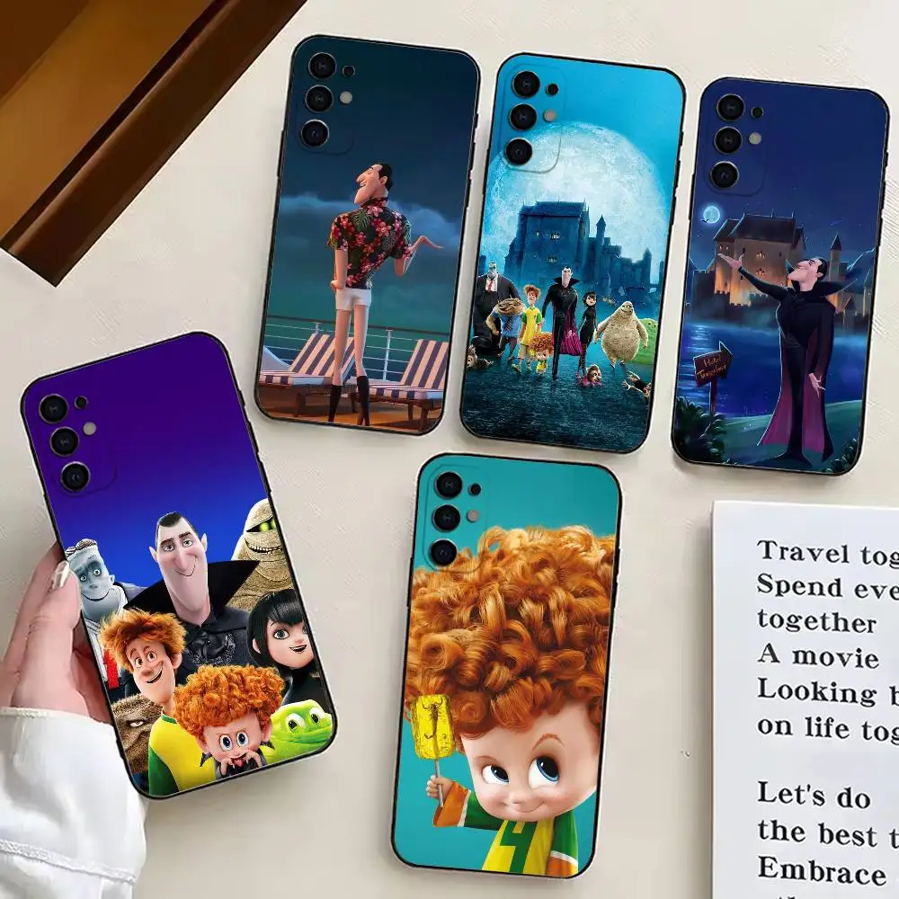 

Cute H-Hotel T-Transylvania-es Phone Case For Samsung S25,S24,S21,S22,S23,S30,Ultra,S20,Plus,Fe,Lite,Note,10,Black Cover