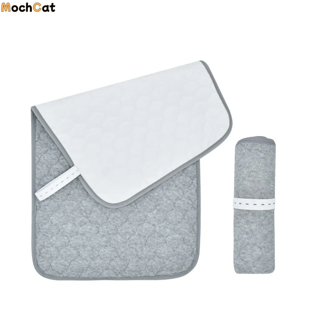 

Нескользящий водонепроницаемый дышащий коврик для пеленания новорожденных, прямоугольный складной матрасик для люльки, подкладка для детской кроватки