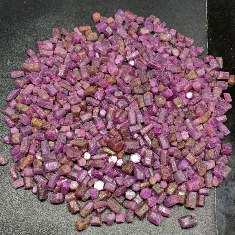 Natural Ore Red Corundum  Rough Ruby Irregular Chips Raw Home Decor Crystals Healing Gemstones Minerals Reiki Gift Garden
