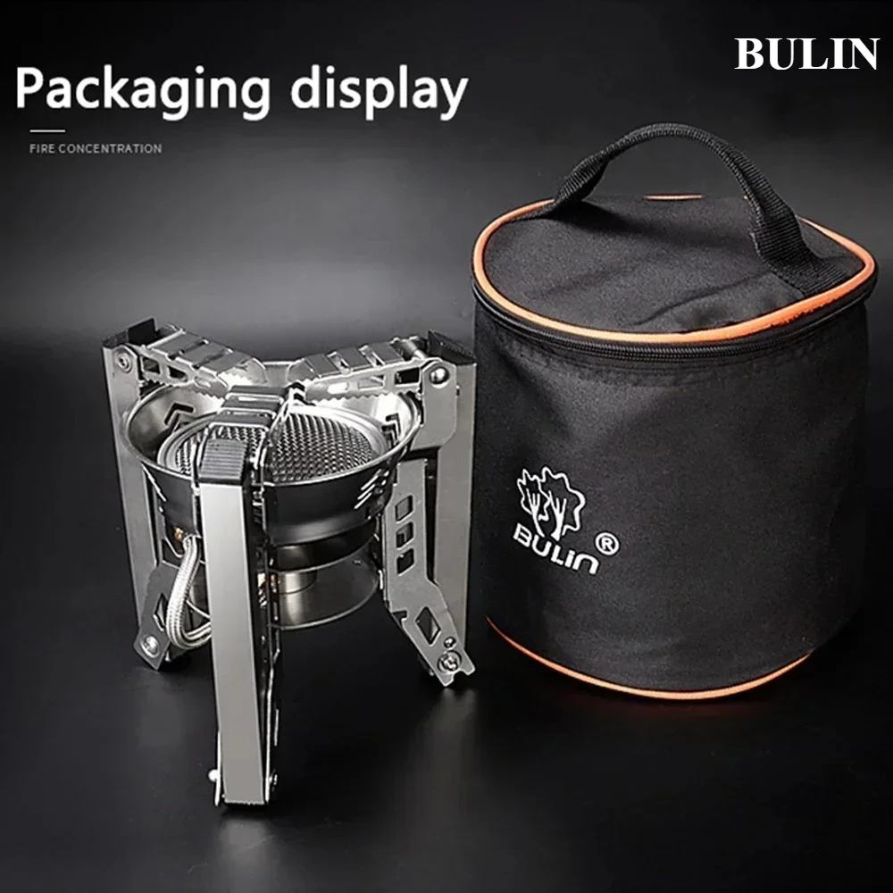 BULIN التخييم في الهواء الطلق EWPortable موقد غاز 6800 واط موقد نار قوي حفلة الأسرة السفر مخيم نزهة طباخ نظام للطي الموقد #1