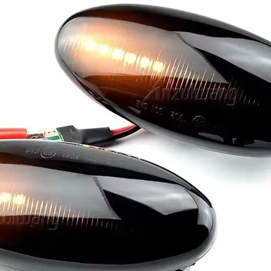 For Nissan Navara D22 NP300 1998-2005 Datsun Frontier Fiera PickUp Terrano Car Dynamic Blinker LED Turn Signal Light