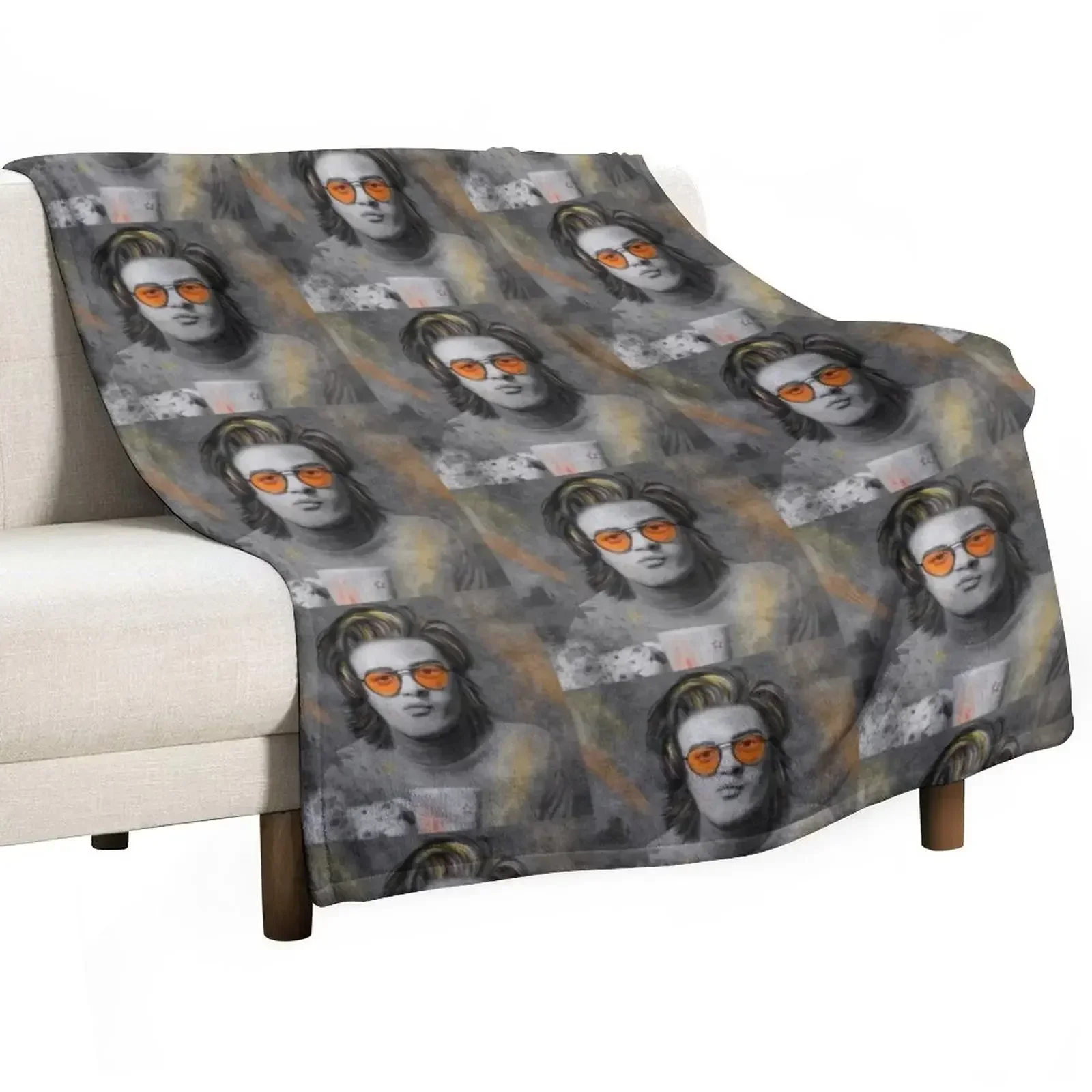 

Joe KEERY Throw Blanket decorative Flannels bed plaid Blankets