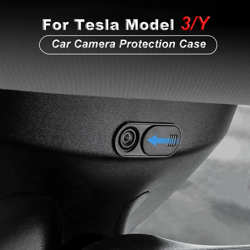 Cubierta de cámara para Tesla Model 3 Y, cubierta de Protección de Privacidad de cámara, pegatinas, Model 3 Y 2017-2021 2022, bloqueador de Webcam