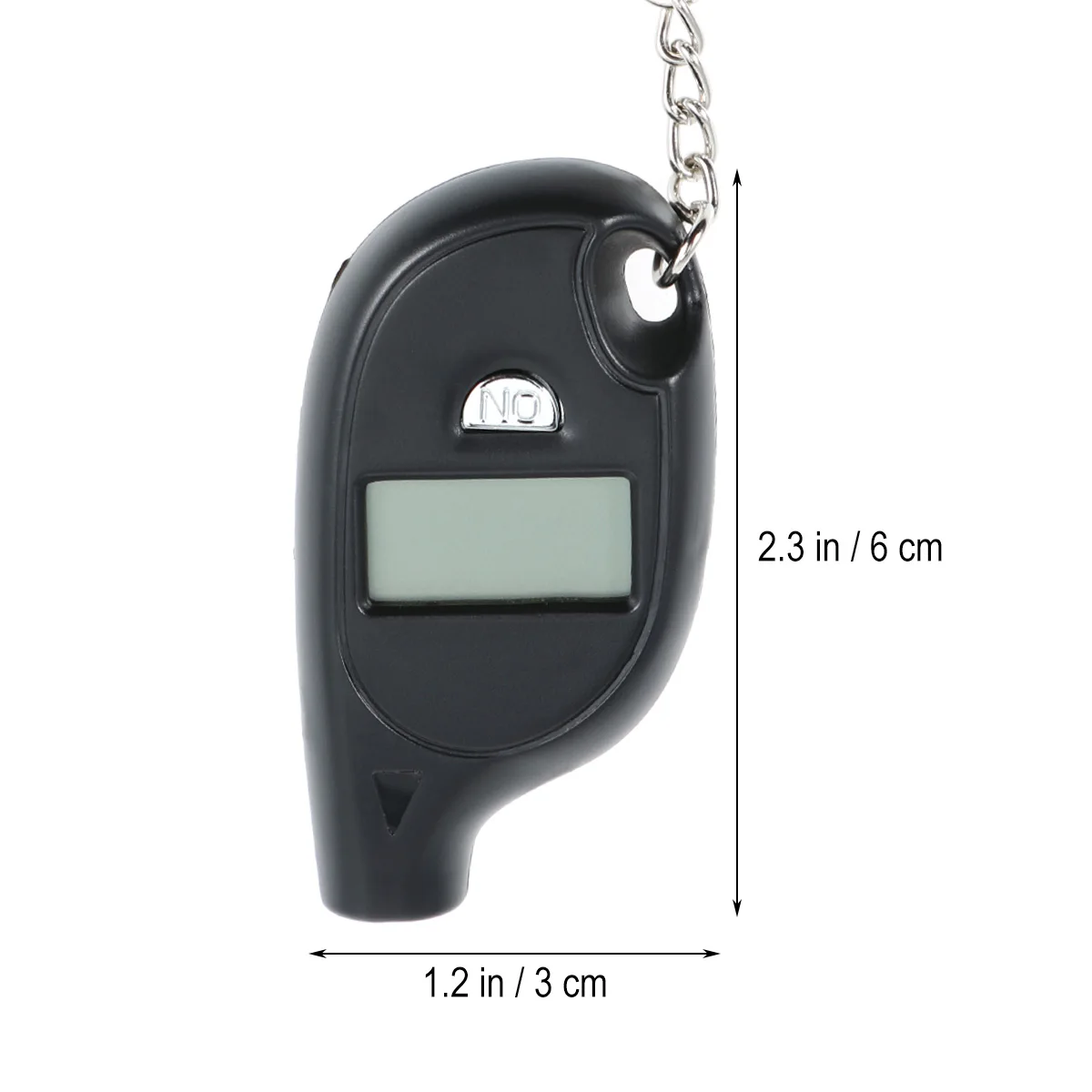 

Tire Pressure Gauge Keychain Car LCD Display Air Tools Tester Liquid Crystal Measurement Portable Gas Saving Efficient Tire Wear