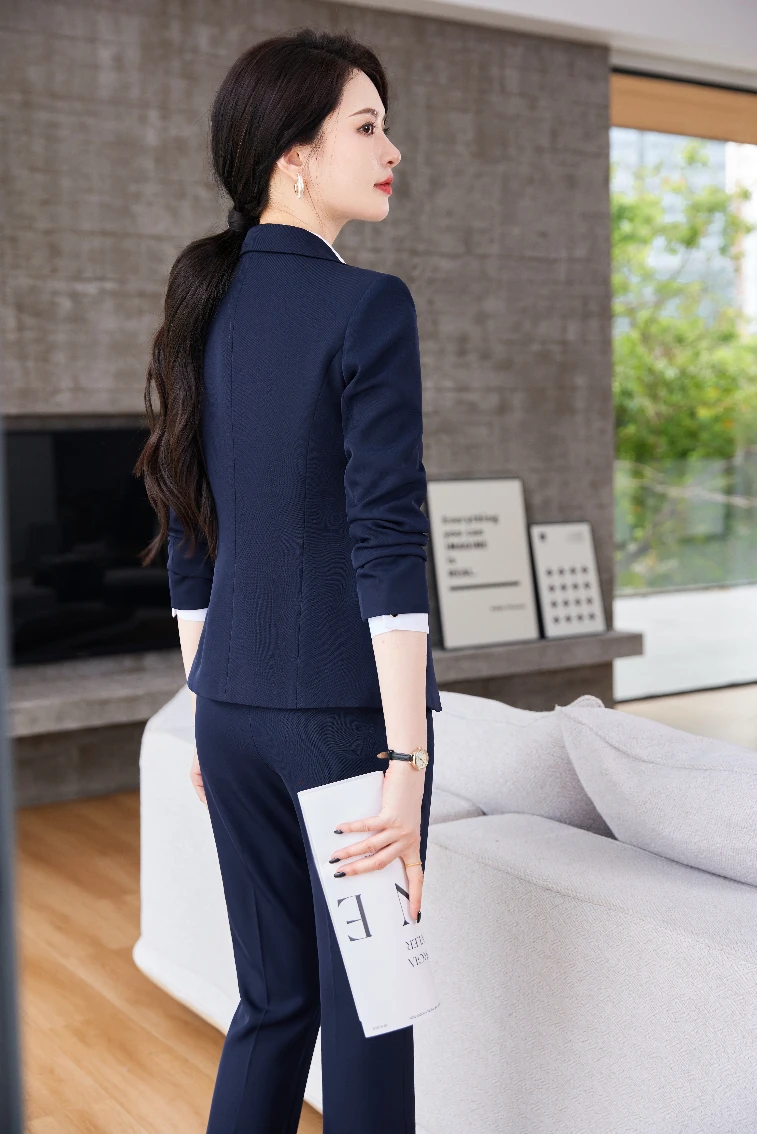 Professional Women\'s Suit Pantsuits, Highest Temperament to Make You Unique, Autumn and Winter Fashion, New, 2023