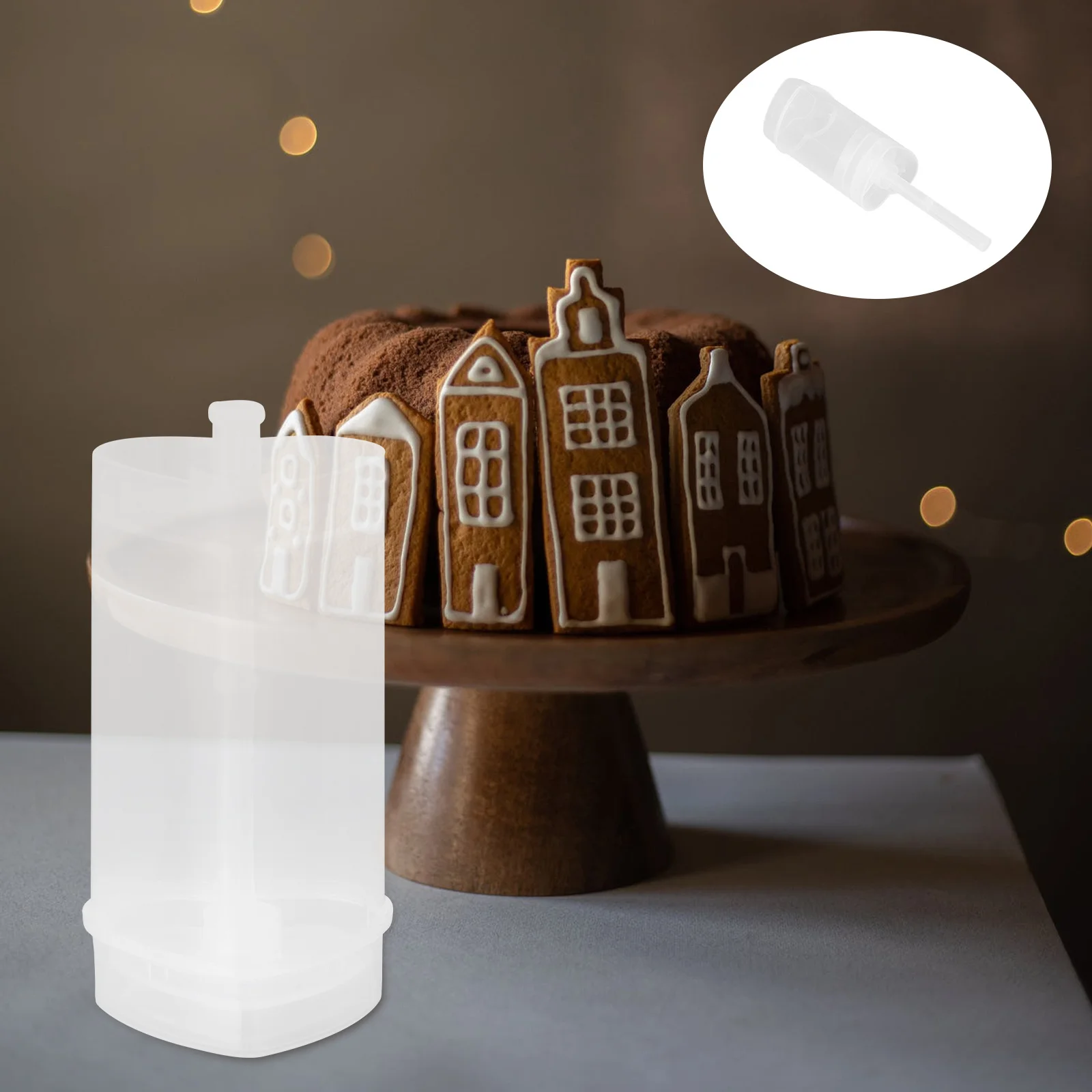 

10 Pcs Food Container Push Cake Containers Holder Ice-cream Storage Tube Tools Shooter