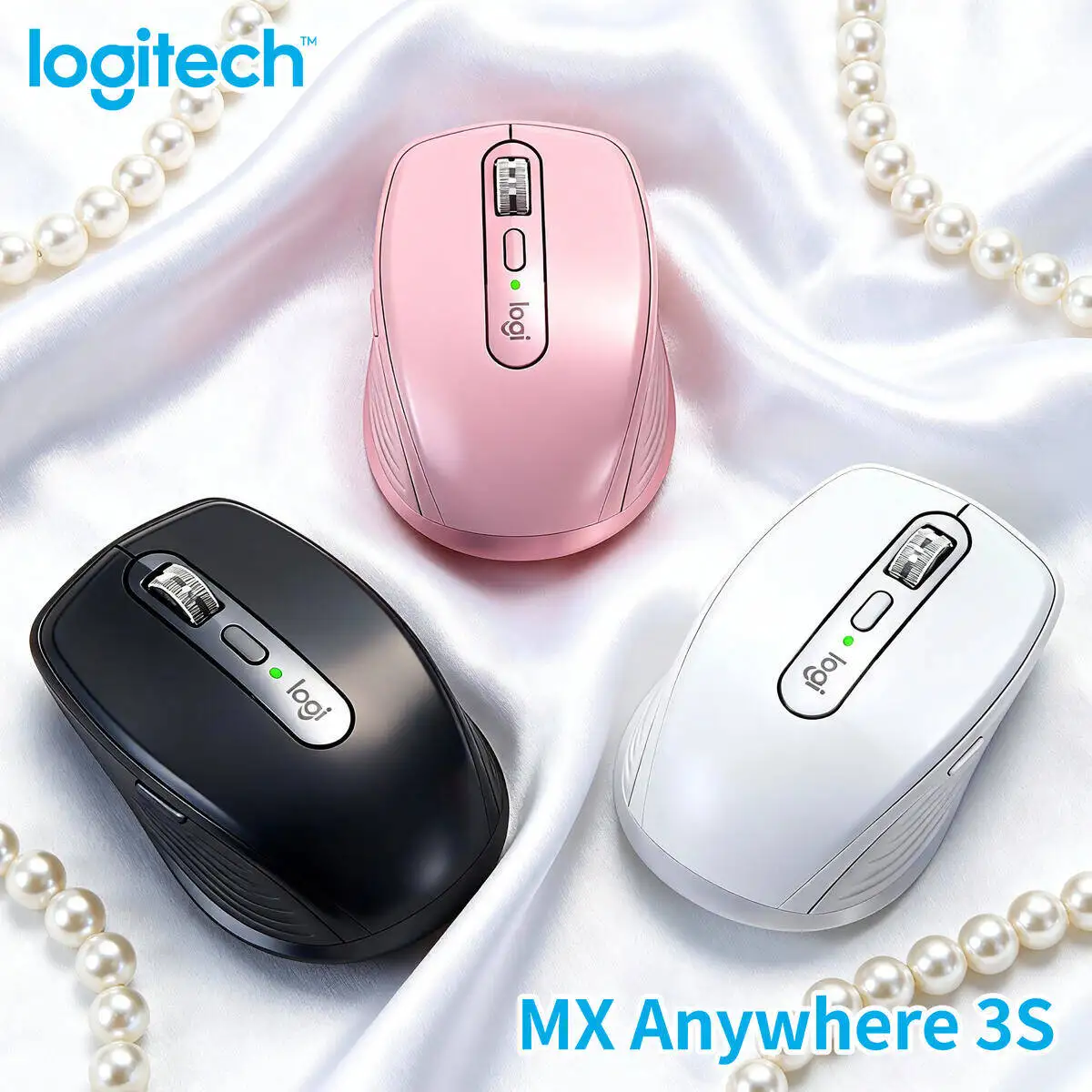 

Logitech MX Anywhere 3S Wireless Mouse for Galaxy Tab Multi-Device Switch Home Office