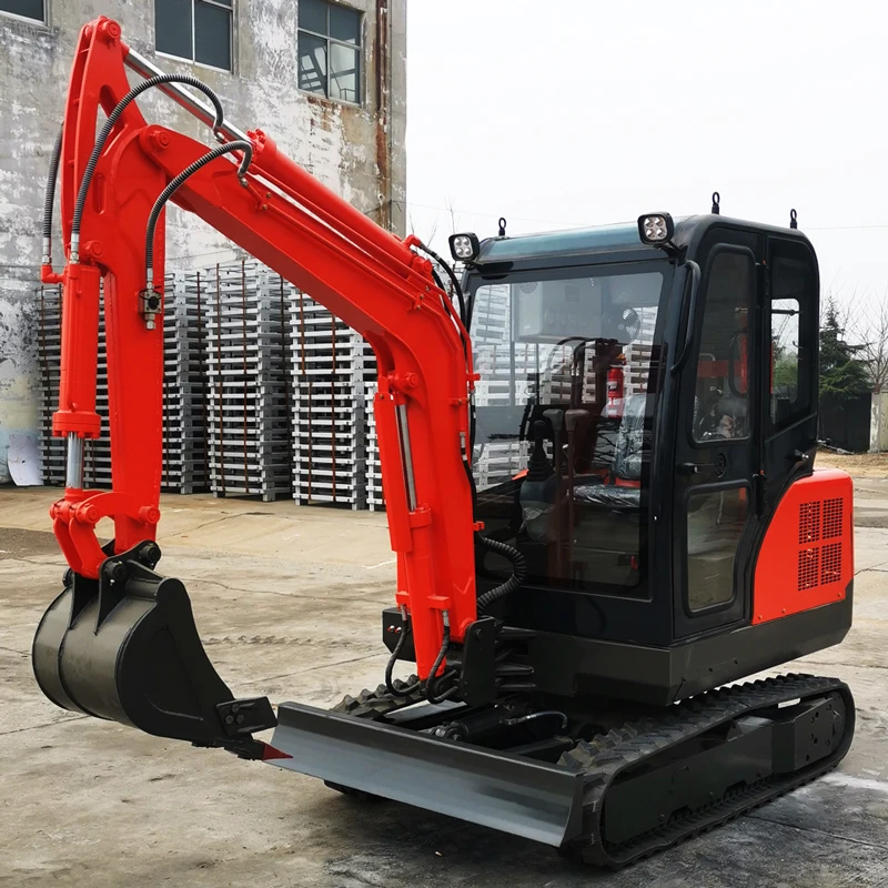 Customization Mini Crawler Hydraulic Excavator Diesel 3.0Ton Excavators Garden Digger Tools Machine Digging Tool Farm Equipment