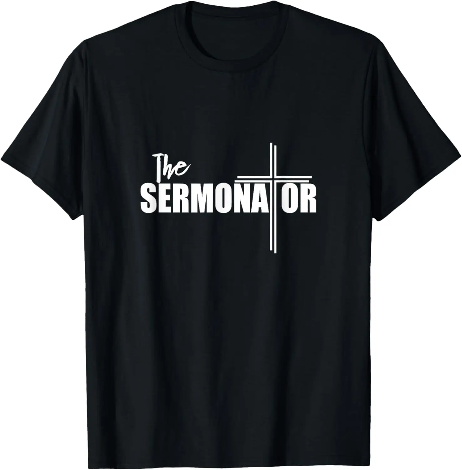 Cool Pastor T-shirt - The Sermonator Tees - Funny Gift