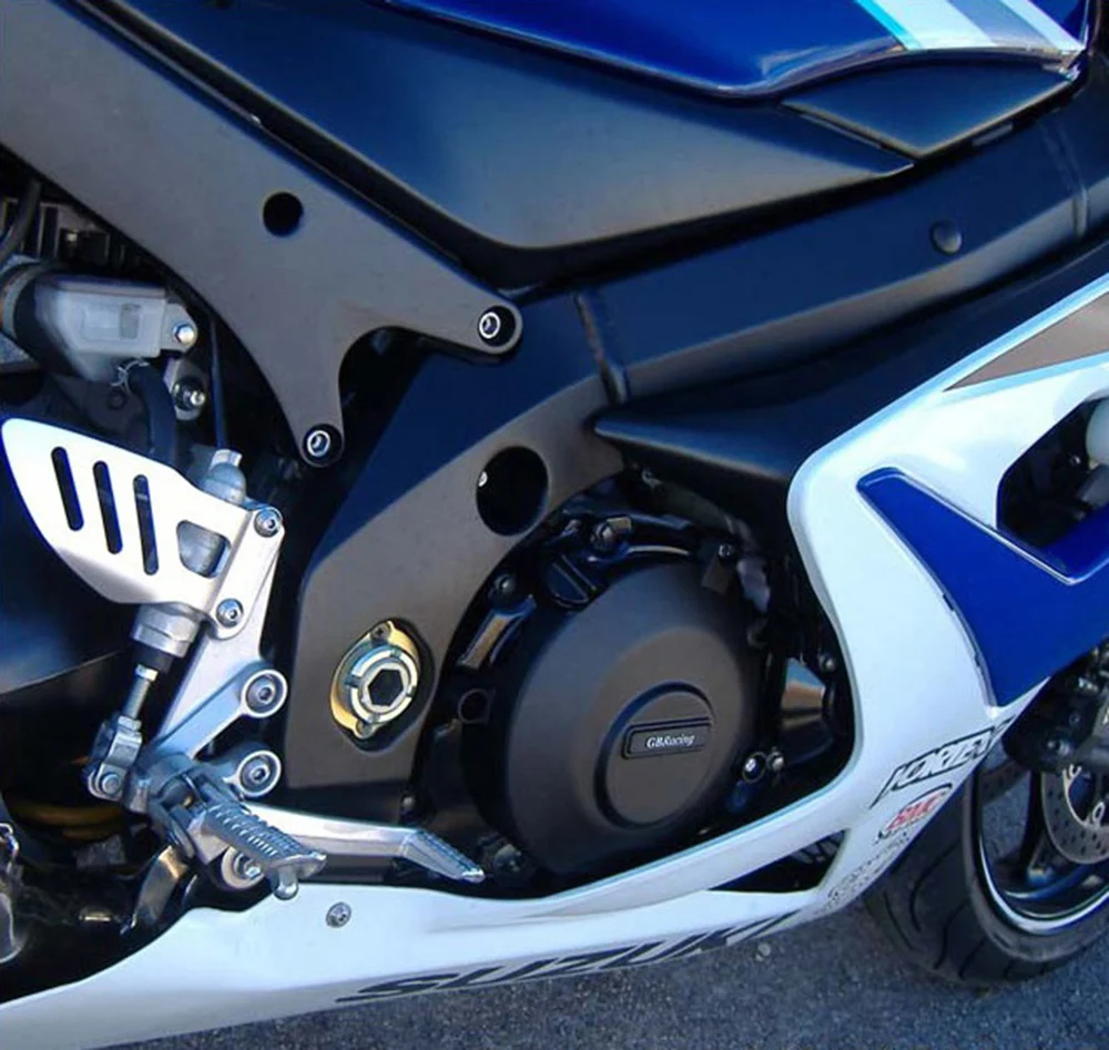 Motorcycles Engine Cover Protection Case GB Racing For SUZUKI GSX-R1000 2005 2006 2007 2008 K5 K6 K7 K8 Carbon Fiber Texture