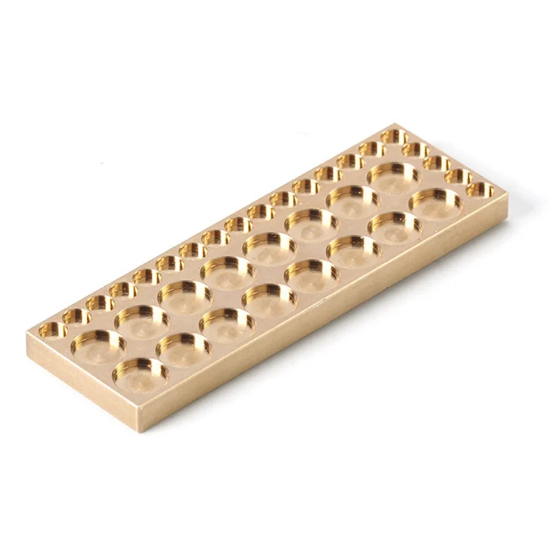 ABLU-Copper Watch Accessory Storage Box Multifunctional Tiny Screw Classification Storage Plate For Watch Repair Tool