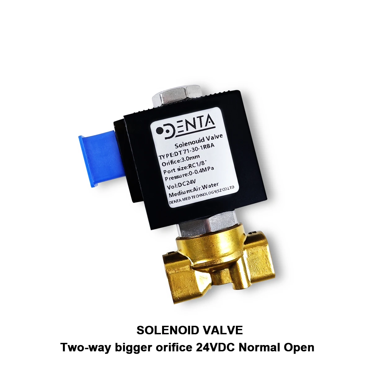 Two-way  orifice DC 24V air water Normal Open NO spare autoclave -For Autoclave SOLENOID VALVE