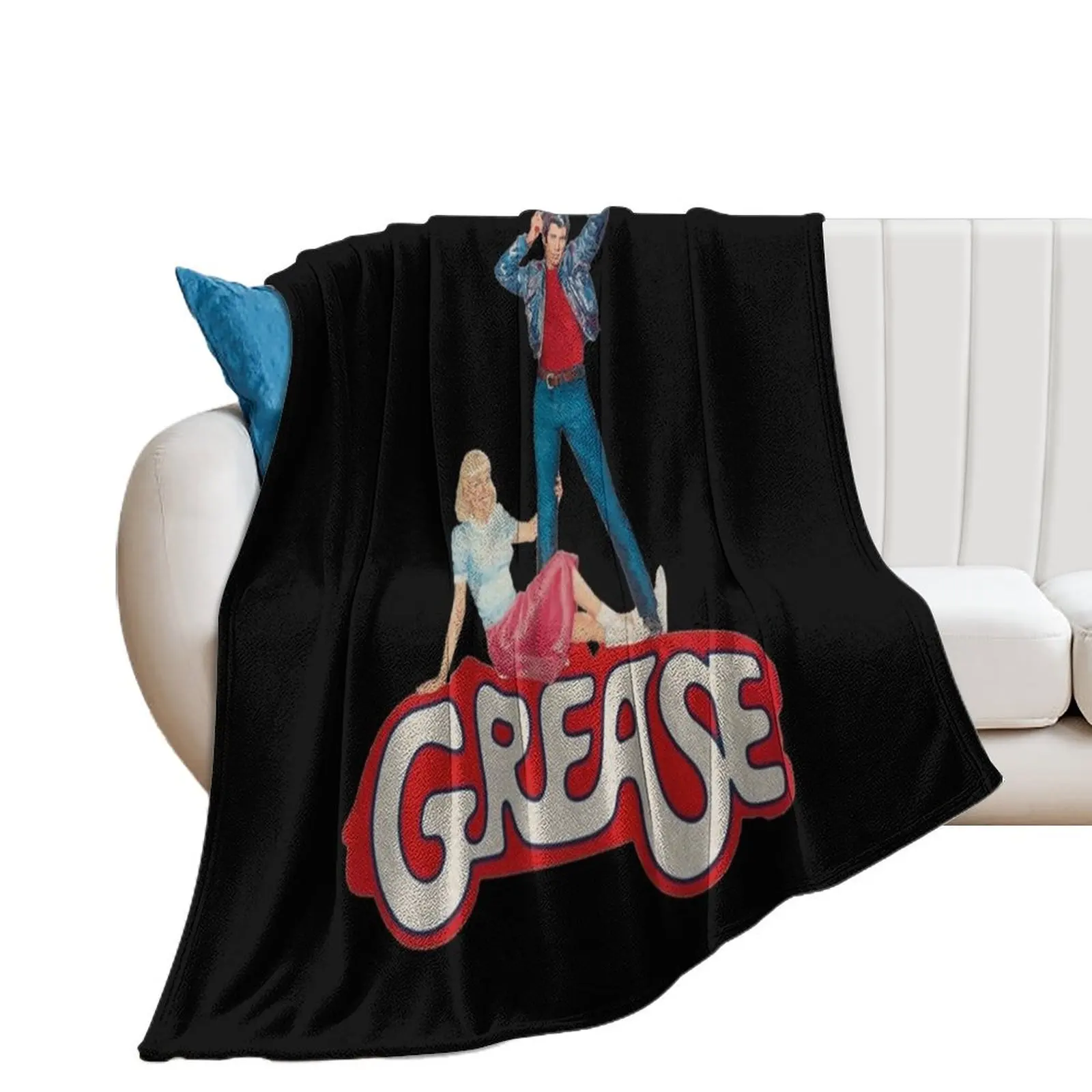 Grease classic movie Classic . Throw Blanket Giant Sofa Sofas Blankets