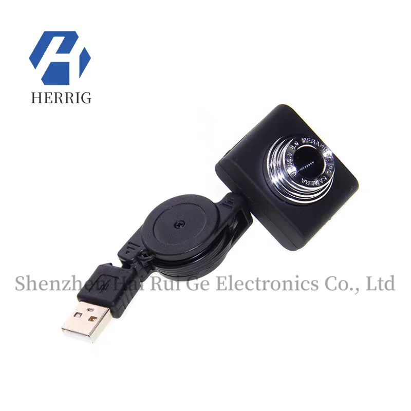 Compatível com câmeras USB da série Raspberry Pi, cabo retrátil de 65 cm, sem necessidade de driver.