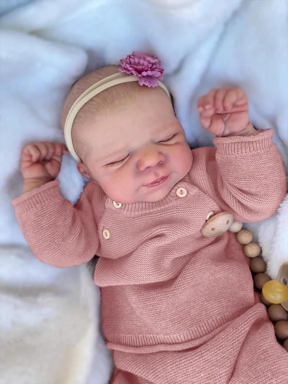 19inch Pascale Soft Cloth Body Cuddly Reborn Doll Lifelike Multiple Layers Painting 3D Skin Hand Painted Hair Visible Veins