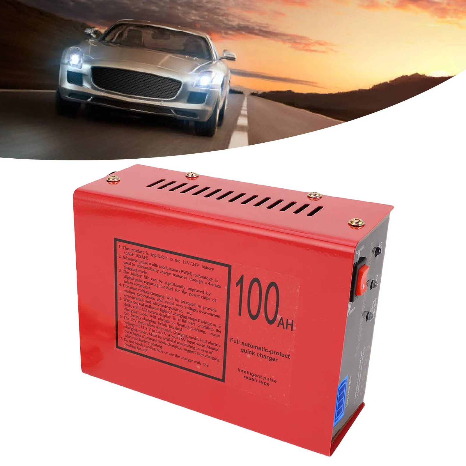 بطارية السيارة الأوتوماتيكية الذكية، واقي مختلف من الفولاذ المقاوم للصدأ والحديد مع ضوء مؤشر LED للبحرية