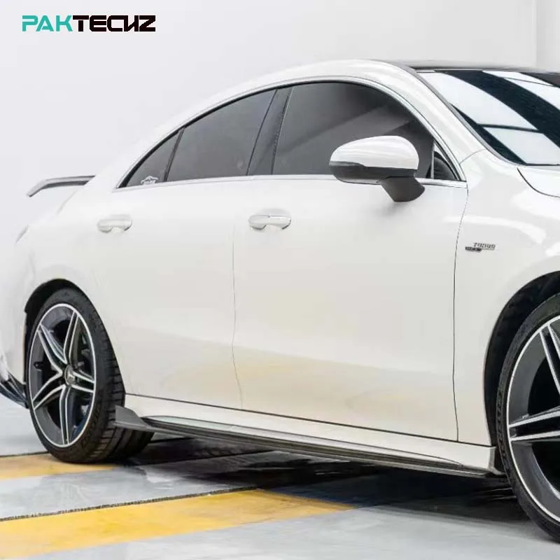

Paktechz Prepreg Dry Carbon Fiber Parts Body Kit Side Skirts for Mercedes Benz W118 C118 CLA200 CLA250 AMG CLA35 CLA45S