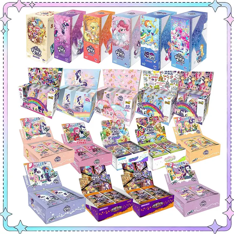 

Официальные коллекционные карточки KAYOU My Little Pony к 40-летию, редкий подарочный набор SC SGR «Дружба навсегда»