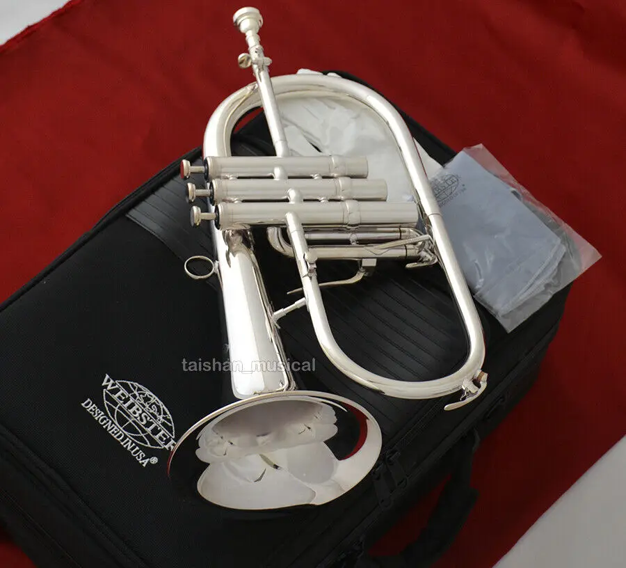 Customized SILVER Flugelhorn Expert FLUGELHorns WFH-1050S
