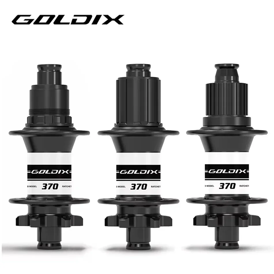 GOLDIX M370 28H MTB Bike Hub 36T Ratchet Sealed Bearing 6-bolt Disc Brake J-Bend 28 Holes BOOST for HG XD MS Bicycle Accessories