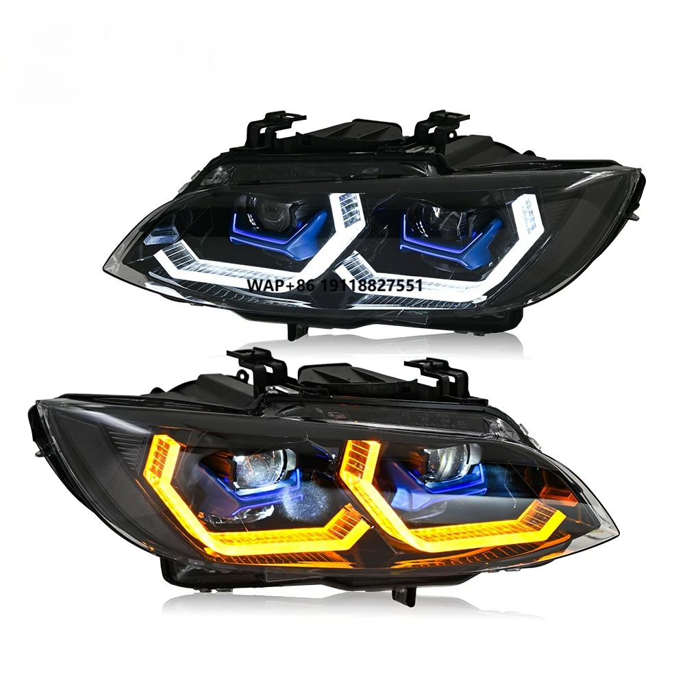 

A208-1-B Xenon LED Headlight Assembly Car Modified Head Lamp Accessories for 2007-2010 E92 E93 328i 335i Coupe Wholesale