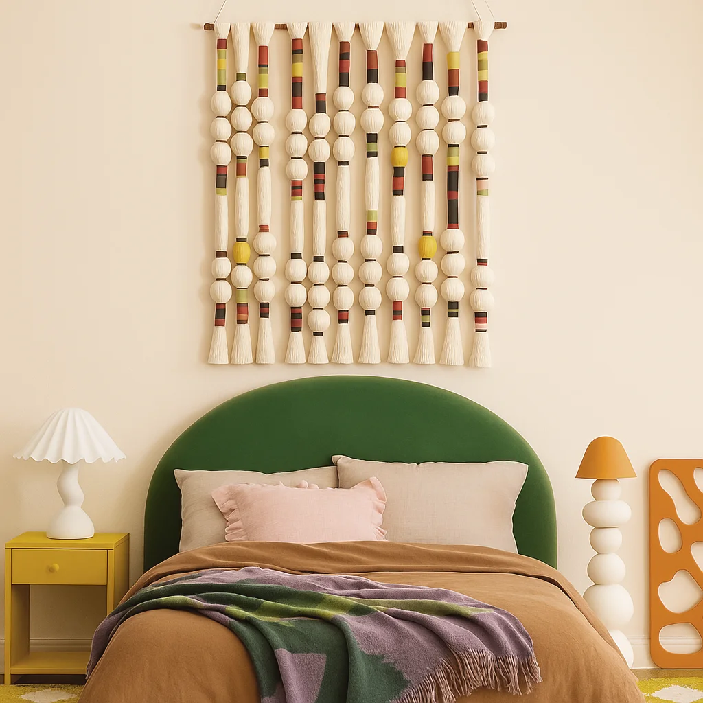 Modern Minimalist Statement Ball Macrame Bubble Wall Hangings Art Designs Home Decoration Wall Decor Luxury for Living Room
