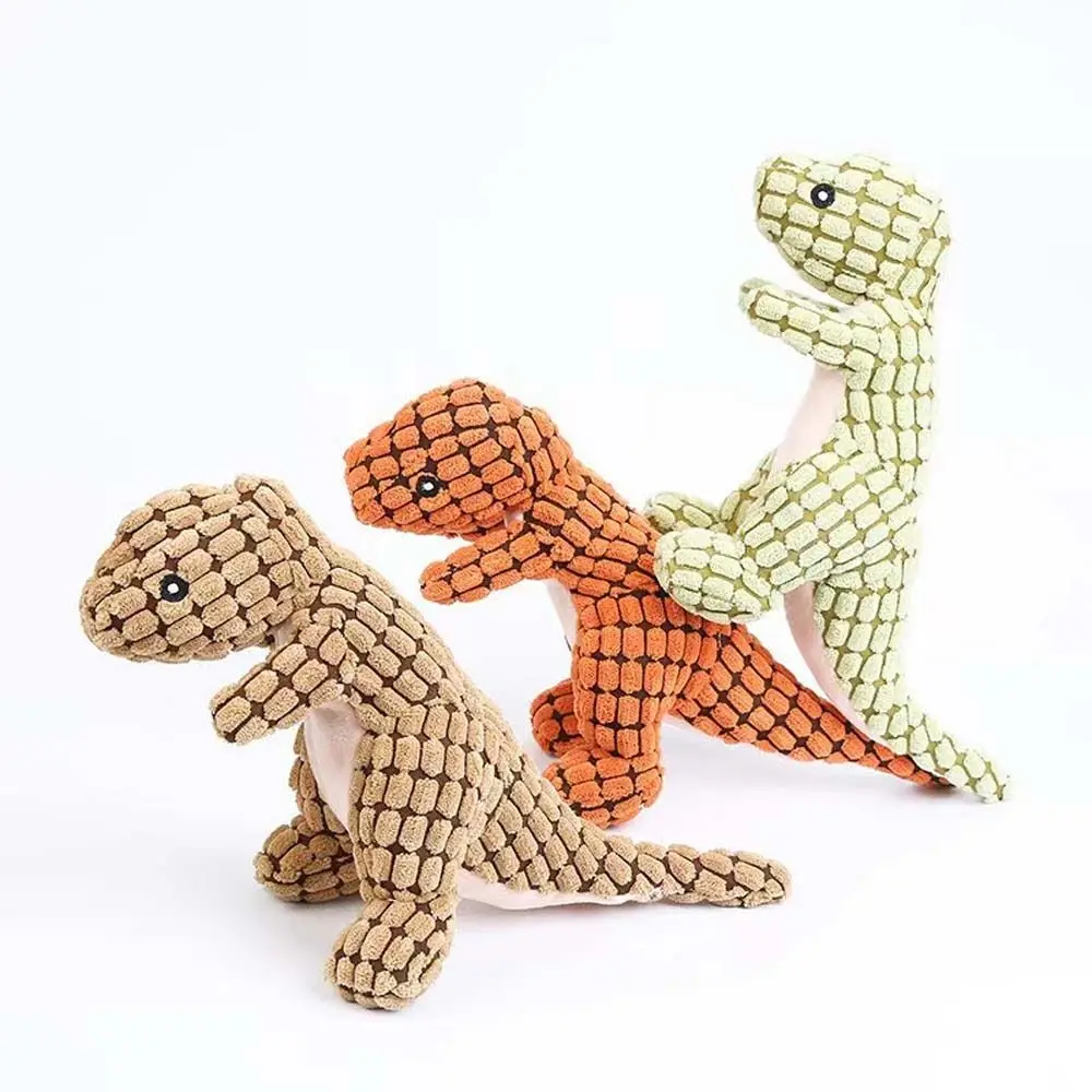 Toy Cute Soft Plush Pet Sound Toy Pet Supplies Stuffed Animal Dog Chew Toys Chew Squeak Toy Dinosaur Plush Doll Pet Plush Toy