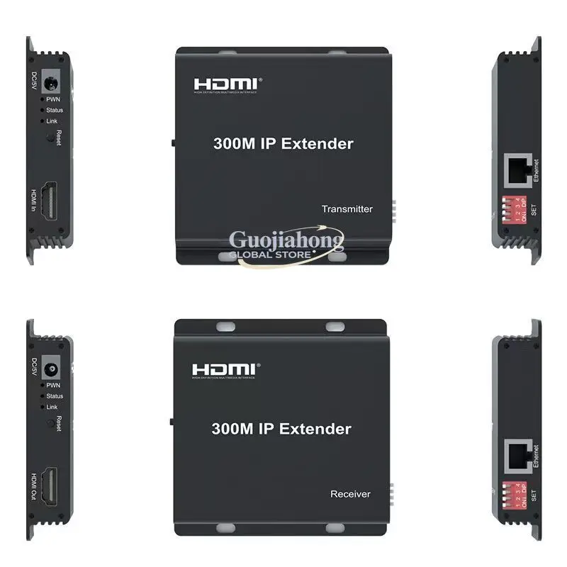

Factory direct batch 300 meters extender IP extension one-to-many HD&MI to network port RJ45 TCP